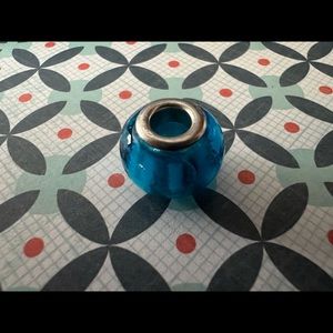 Trollbead Retired Blue with Sterling Silver